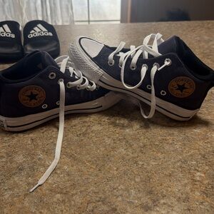 Converse Black and White Low-Top Sneakers